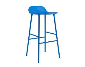 Barová židle Form 75 cm, bright blue/bright blue
