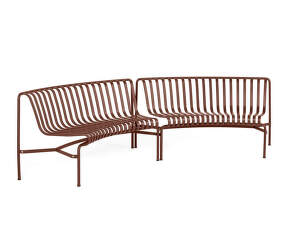 Lavička Palissade Park Dining Bench In/In set of 2, iron red