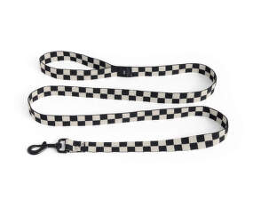Vodítko Dogs Leash Flat M/L, black/white check