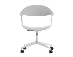 Kancelářská židle Mynt Plastic s kolečky, light grey