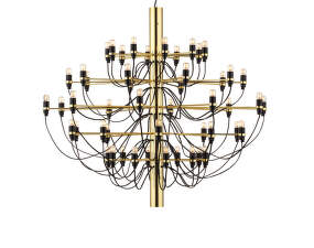 Lustr 2097/50 Clear Bulbs, brass