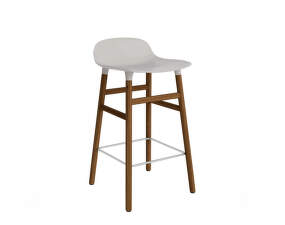 Barová židle Form 65 cm, warm grey/walnut