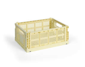 Úložný box Colour Crate M, light yellow