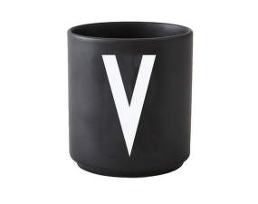 Hrnek s písmenem V, black