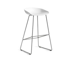 Barová stolička AAS 38 High Stainless Steel, white
