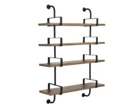 Police Démon Shelf 2, 95cm, 4 shelves, walnut