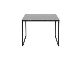 Konferenční stolek Como 60x60 medium, black marble/black