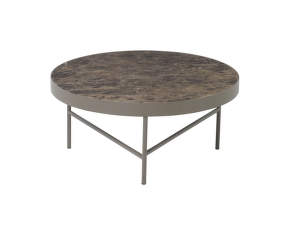 Stolek Marble Table Large, brown