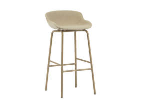 Celočalouněná barová židle Hyg Barstool 75, sand/main line flax