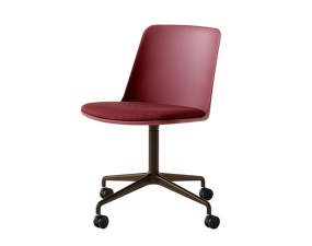 Kancelářská židle Rely HW22, bronzed/red brown/Canvas 576