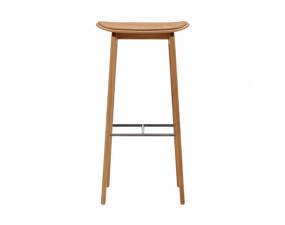 Barová stolička NY11 High, natural oak / dunes leather Camel 21004