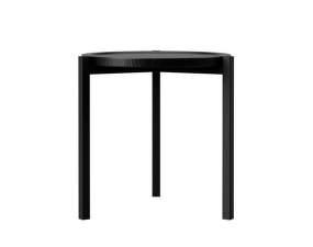 Odkládací stolek Side Table, black oak / black steel