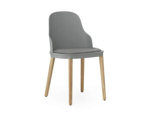 Židle Allez Chair Oak/Leather, grey