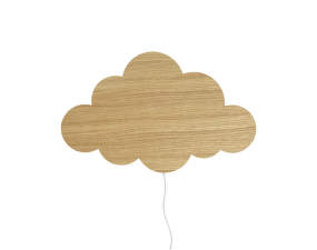 Dětská lampička Cloud, oiled oak