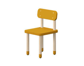 Dětská židle Dots, mustard