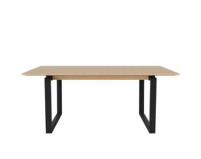 Jídelní stůl Nord 180 cm, black oak/white pigmented oiled oak
