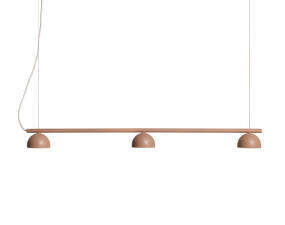 Závěsná lampa Blush rail 3, warm beige