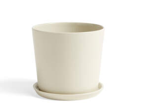 Květináč s podmiskou Botanical Family Set L, off-white