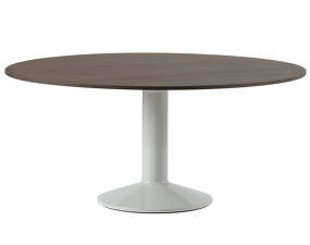 Stůl Midst Ø160, dark oak/grey