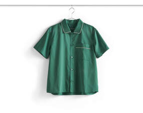 Pyžamová košile Outline Short Sleeve S/M, emerald green