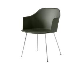 Židle Rely HW33 s područkami, chrome/bronze green