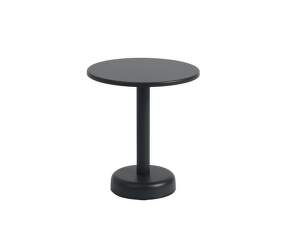 Stolek Linear Steel Coffee Table Ø42, black