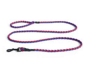 Vodítko HAY Dogs Leash Braided, red/blue