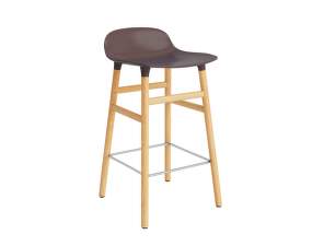 Barová židle Form 65 cm, brown/oak
