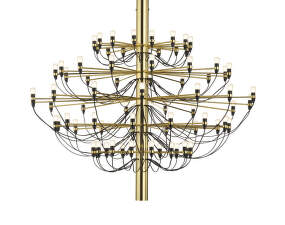 Lustr 2097/75 Frosted Bulbs, brass