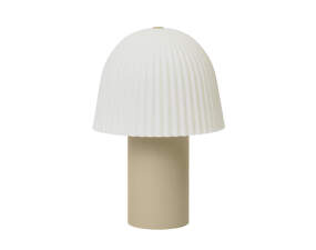 Přenosná lampa Frill, cashmere/white