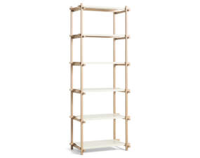 Policový systém Woody Column High, almond white