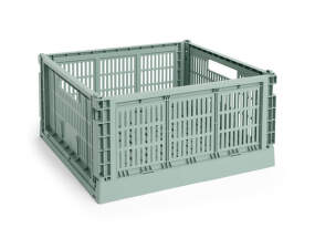 Úložný box Colour Crate Square L, sage green