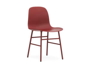 Židle Form, red/steel