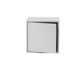 Policový díl Stacked (w. door) medium, light grey