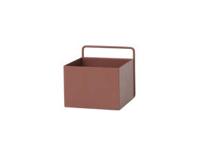 Nástěnný box Wall Box Square, red brown
