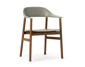 Židle Herit Armchair Smoked Oak, dusty green