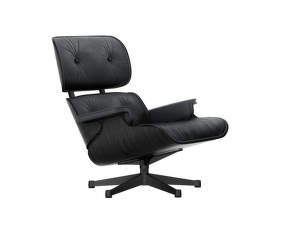 Křeslo Eames Lounge Chair, black ash