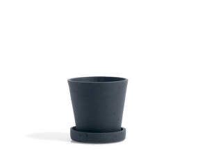 Květináč s miskou Flowerpot S, dark blue