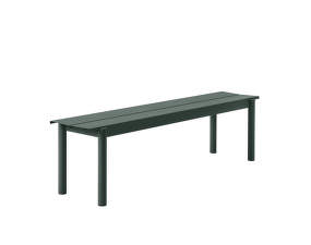 Lavice Linear Steel Bench 170 cm, dark green