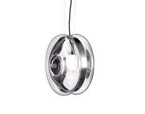 Závěsná lampa Orbital, clear/silver