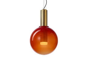 Závěsná lampa Phenomena, ferrari red/gold