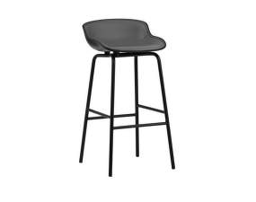 Čalouněná barová židle Hyg Barstool 75, black/ultra leather