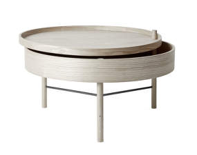 Stolek Turning Table, white oak