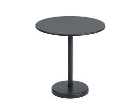 Stolek Linear Steel Café Table Ø70, black