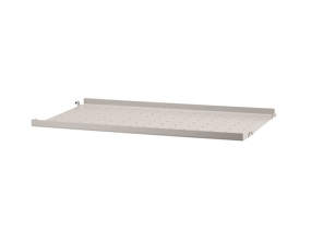 Police String Metal Shelf Low Edge 58 x 30, beige