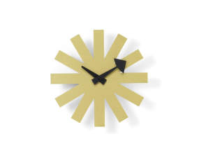 Hodiny Asterisk Clock, brass