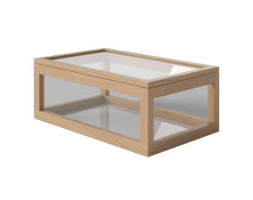 Dřevěný box Norie Storage Glass, oiled oak