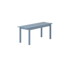 Lavice Linear Steel Bench 110 cm, pale blue
