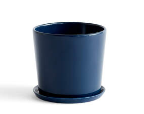 Květináč s podmiskou Botanical Family Set L, dark blue