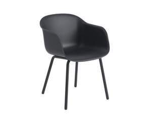 Zahradní židle Fiber Outdoor Armchair, anthracite black